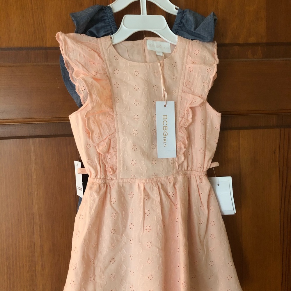 BCBGirls dresses 2 pc set pink blue 3T New w. Tags $62